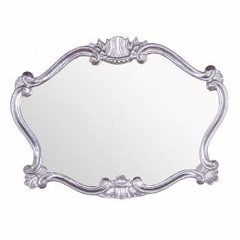 TW Зеркало в раме 91хh70см, цвет рамы глянцевой серебро