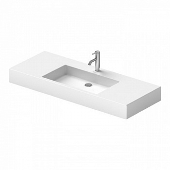 Duravit Vero Раковина для мебели без перелива, с 3 отв. под смес., 1250x490мм, Цвет: Белый