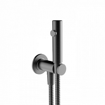 GESSI INCISO Гигиенический душ на 1/2&quot;, цвет: brushed black metal pvd