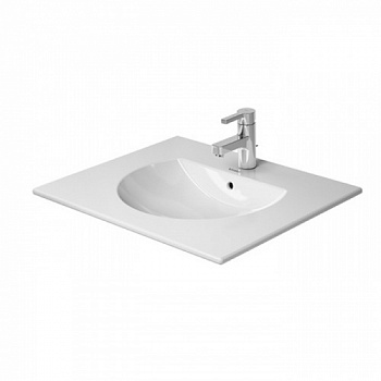 Duravit Darling New Раковина для мебели с перел., с 1 отв. под смес., 630x520мм, Цвет: Белый