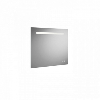 BURGBAD Fiumo Зеркало 800х700х30 мм., подсветка, выключатель, подогрев, 2 USB-порта слева, корпус Alu-Optik