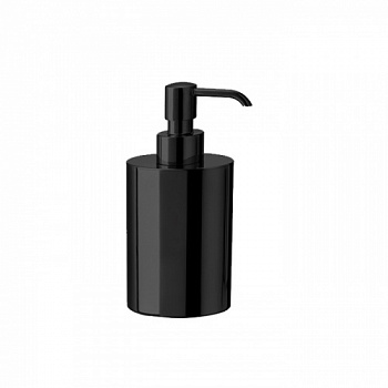 Kerasan Nolita Диспенсер для жидкого мыла настольный, цвет: черный матовый