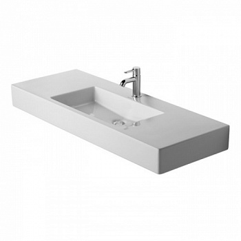 Duravit Vero Раковина для мебели без перелива, с 1 отв. под смес., 1250x490мм, Цвет: Белый