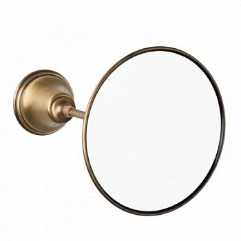 TW Harmony 025, подвесное зеркало косметическое увеличительное круглое диам.14см, цвет держателя: бронза (временно не производится!)