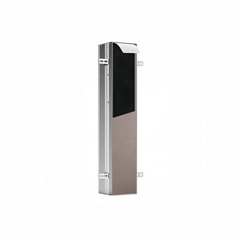 Emco Asis module 2.0 Встр.модуль для туалета 154х150xh803мм, 1 дверь под плитку петли L, держатель т/бумаги, ёршик