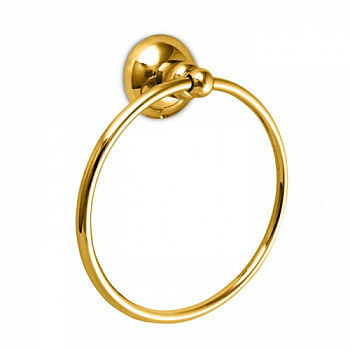 Nicolazzi Cristallo Di Rocca Полотенцедержатель-кольцо, диаметром 19.5 см, цвет: золото