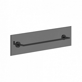 Gessi Tondo Полотенцедержатель для крепления на стекло. 60 см, цвет: Black XL