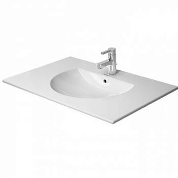 Duravit Darling New Раковина для мебели с перел., с 1 отв. под смес., 830x545мм, Цвет: Белый