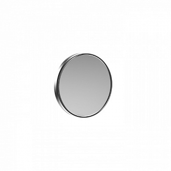 EMCO Pure Зеркало косметическое, Ø203мм, настенное, самоклеющееся, 3x кратное увеличение, цвет хром
