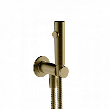 GESSI INCISO Гигиенический душ на 1/2&quot;, цвет: brushed brass pvd