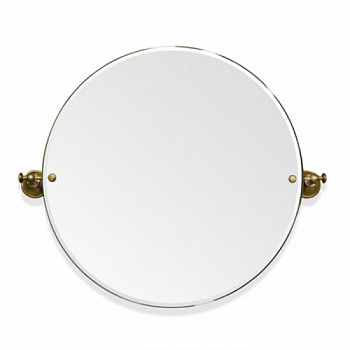 TW Harmony 023, вращающееся зеркало круглое 69*8*h60, цвет держателя: бронза